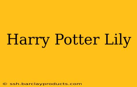 Harry Potter Lily