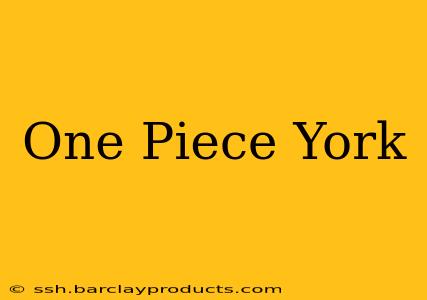 One Piece York