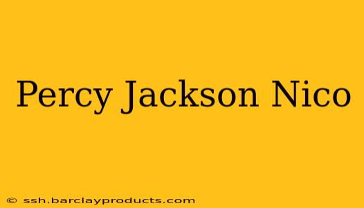 Percy Jackson Nico