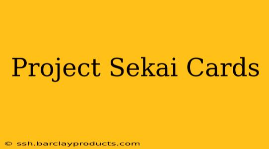 Project Sekai Cards