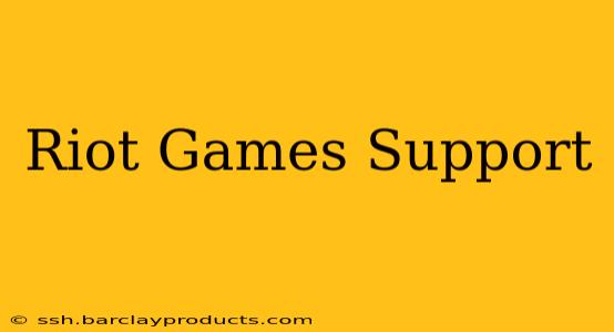 Riot Games Support