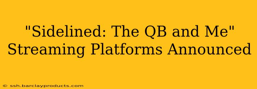 "Sidelined: The QB and Me" Streaming Platforms Announced